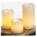 Rimports 3PK Mini Pillar Candle EXHBW19512CR